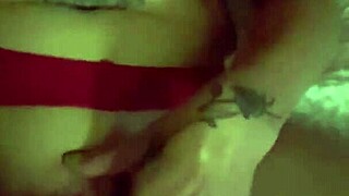 Amateurs engage in mutual masturbation at home