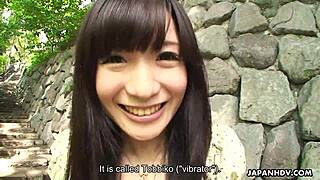 adorable asian brunette rubs her soaking wet cunt in high definition.