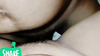 Close up sex by her boyfriend in her room!