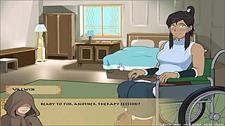 i'm playing this hentai game with korra's big oppai in book 5 part 8