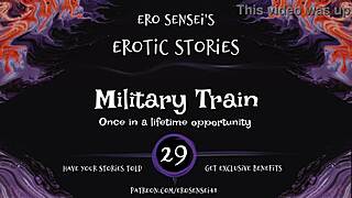 listen to this military train erotic audio for women