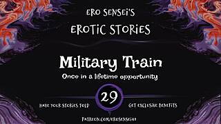 listen to this military train erotic audio for women