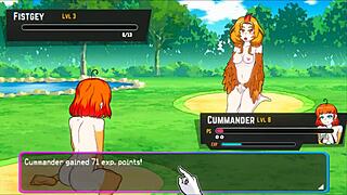 oppaimon hentai pixel game episode four with pokemon monsters