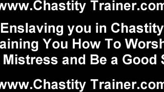 your cock faces a long lockup in this teasing femdom tale