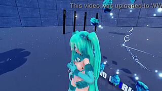 Adult Miku In Cat Fate Cosplay Fucks In 3D VR