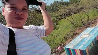 i spotted that cute latina on the beach and she came right over for cum