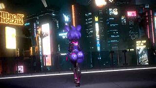 Bonnie from FNF dances to K-pop Queen Card.