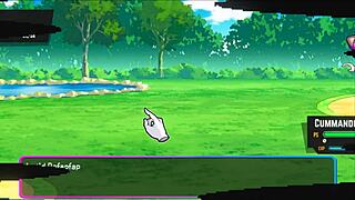 oppaimon hentai pixel game episode four with pokemon monsters