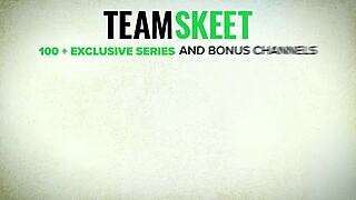 Teen girl rides in cowgirl, then missionary and doggystyle. So hot! 🔥🍑