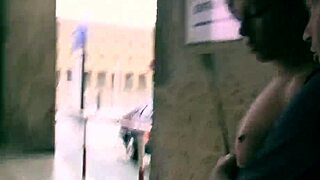 Sidney takes brutal public anal pounding in Berlin streets