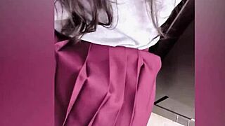 Mexican teen in uniform secretly hooks up with neighbor