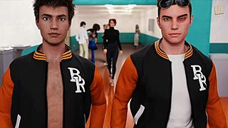 Watch the chick route walk of shame in Being a Dik