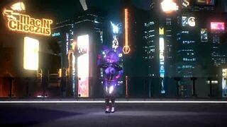 Bonnie FNF Menari Lagu K-pop Queen Card Menggoda