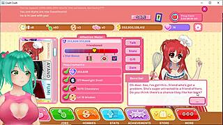 Cute Anime VTuber Plays Uncensored Crush Crush with Hentai Vibes 😍