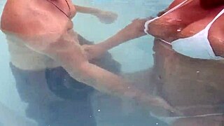 He excited me at the pool with his big cock 😏