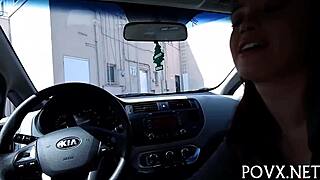 Petite teen enjoys rough oral sex