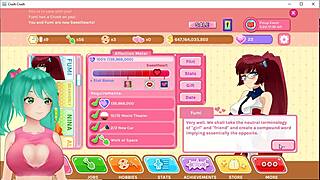 Cute Anime VTuber Plays Uncensored Crush Crush with Hentai Vibes 😍