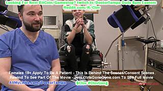 watch ava siren 1st gyno exam as doctor tampa examines her