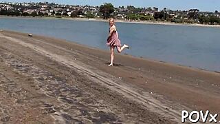 I fuck this hot teen's beautiful butt hard and rough