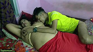 Hot beautiful bhabhi has sudden sex with 18yrs devar. Big dick pounds her wet.