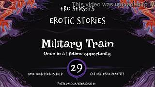 listen to this military train erotic audio for women