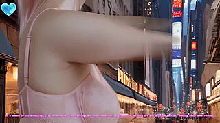 21yo Blonde Doll Girl Visits New York In Uncensored Hyper-Realistic Hentai JOI AI Video