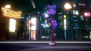 Bonnie from FNF dances to K-pop Queen Card.