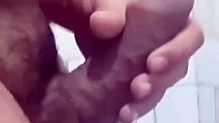 Yuri gaucho big cock cumshot - gift to fans 4 in voyeur style