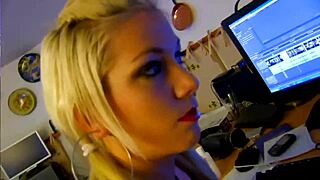 Beautiful blonde with tattoos having hot outdoor sex and anal penetration