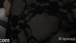 Sadomasochism whipping tube intense session