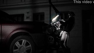 Big Tits Girl Sucks Huge Cock