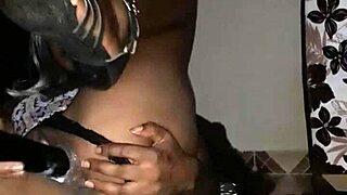 Black mother’s anal sex makes me cum hard with golden shower