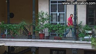 Horny Shy Young Blondie Sucking Close-Up