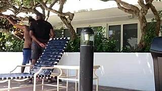White swingers in Miami paid us to watch his wife suck black cocks.