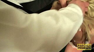 Submissive uk teen 18+ pussy gets slapped and fucked rough by maledoms monster cock 😈