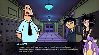 danny phantom in amity park, goth milf with big tits in hentai action.