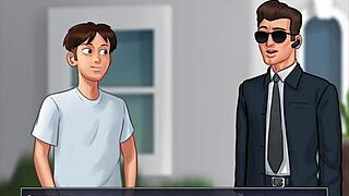 Steamy cowgirl action in Summertime Saga game