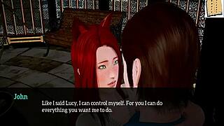 my new family plays a game together