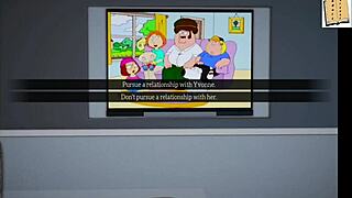 my new family plays a game together