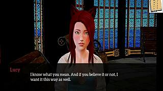 my new family plays a game together