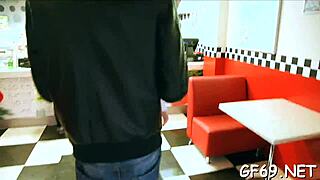 Two hunks ravish a beauty with intense cock action in hardcore play.