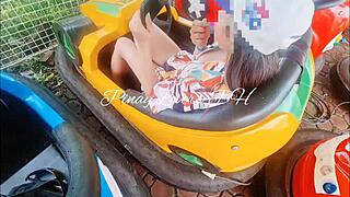 Dare to Creampie in Amusement Park?