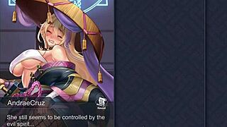 Ayano Executes Intense Sealing Ritual In Hentai Game!