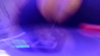 Mary Jhuana, A Brunette BBW, Flashes In The Gym Bathroom