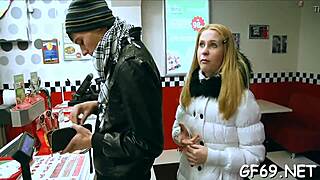 Two hunks ravish a beauty with intense cock action in hardcore play.