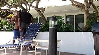 White swingers in Miami paid us to watch his wife suck black cocks.