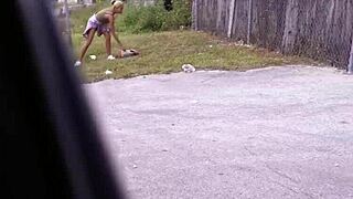 Eighteen-year-old Brazilian babe Selena Sosa rides Peter Green in cowgirl after boyfriend ditches her.