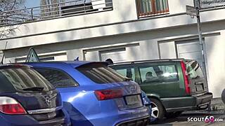 German Scout - Chubby Elisa Gets Nailed at Street Casting