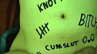 voxhusky's boyfriend roughly pounds his cute guy's big ass in pov, then splatters cum on tummy