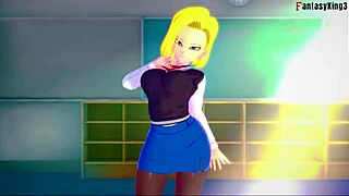 Dragon Ball Zex 2 Android 18 and Android 21 Horny Trailer